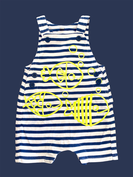 Salopette courte bébé garçon 3 Mois